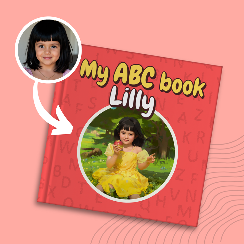 Custom ALPHABET BOOK - Children's Custom Book – OnceUponYou